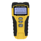 Klein Tools LAN Scout Jr. front view showing unit and RJ45 port for quick testing