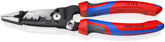 KNIPEX front profile showing compact forged body and ergonomic handles for durability