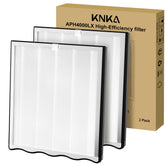 KNKA filtro APH4000 frente del empaque mostrando ajuste seguro