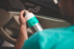 KOCHCHEMIE aplicación sobre asiento de coche para limpieza profunda