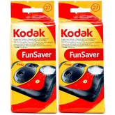 KODAK Funsaver vista frontal con diseño compacto y listo para disparar