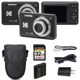 KODAK PIXPRO FZ55 front view showing compact design and easy controls for travel