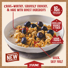 Kodiak Cakes en tazón con yogur aportando proteína y contraste cremoso