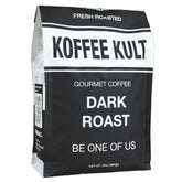 Koffee Kult frente del empaque mostrando 32oz y frescura