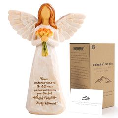 Kohehe figura ángel frontal mostrando gesto sereno y estética decorativa