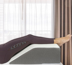 Kölbs almohada elevadora frontal mostrando forma y tamaño para soporte estable