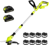 KOMASTY front view with batteries showing compact cordless benefit