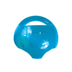 KONG Jumbler Ball vista frontal mostrando diseño y agarre, entretenimiento duradero