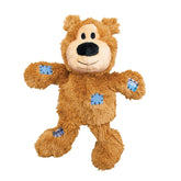 KONG Wild Knots Bear vista frontal, peluche resistente para abrazos