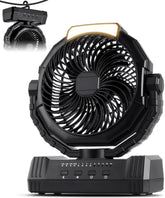 KopBeau vista frontal del ventilador mostrando diseño portátil y control fácil