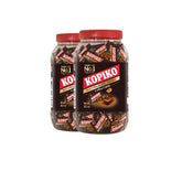 Kopiko frente del envase mostrando el pack doble y conveniencia