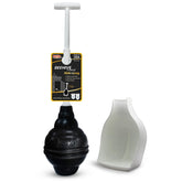 Korky BeehiveMAX front view showing full plunger and holder for neat storage