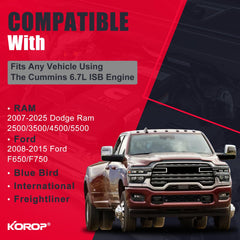 KOROP CCV filter side profile highlighting compact design and reliable seal
