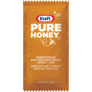 Kraft honey front packaging showing brand and packet count, convenient portioning