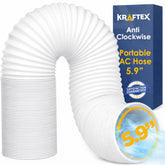 Kraftex manguera frontal y embalaje mostrando compatibilidad y beneficio de instalación rápida