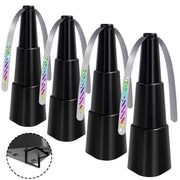 KTDRJN front packaging showing four black tabletop fly fans and benefits