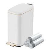 KUK slim front view in white showing compact shape and clean look