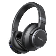 KVIDIO vista frontal de auriculares over‑ear, diseño cómodo y elegante