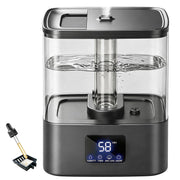 KZF vista frontal del humidificador 4L con diseño elegante y control accesible