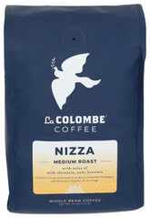 La Colombe Nizza front packaging showing 24 oz bag and clear branding for freshness