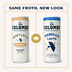 La Colombe textura cremosa de la espuma que imita cafetería