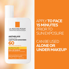 La Roche-Posay aplicación en rostro sin residuo blanco ni grasa