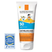 La Roche-Posay front bottle view showing clear SPF 50 protection.