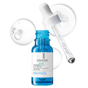 La Roche-Posay frasco frontal mostrando suero contorno y beneficiando hidratación