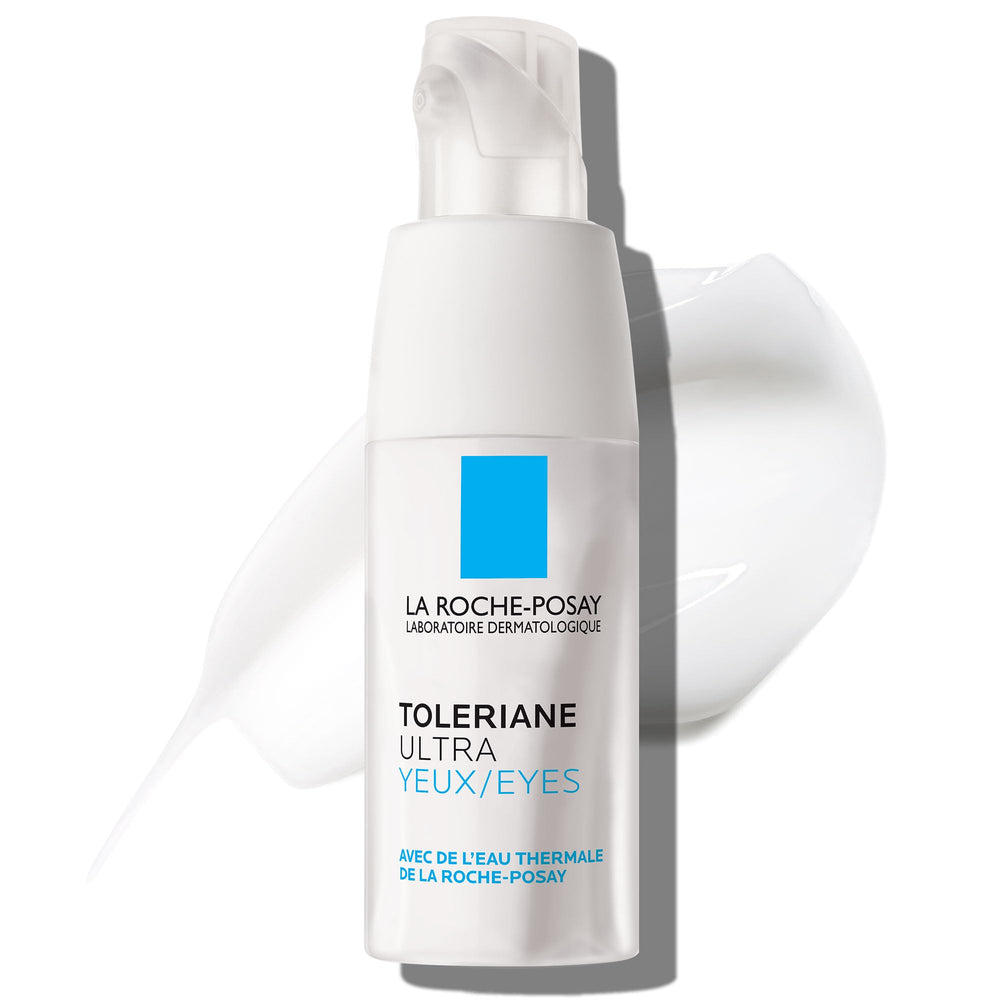 La Roche-Posay contorno de ojos frente mostrando envase y marca, confort inmediato