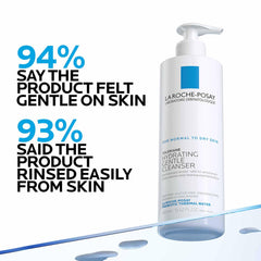 La Roche-Posay textura cremosa del limpiador que hidrata