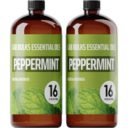 Lab Bulks Essential Oil front packaging showing two 16 oz bottles and quantity benefit