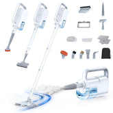 LABIGO front view assembled showing compact all-in-one cleaner and storage