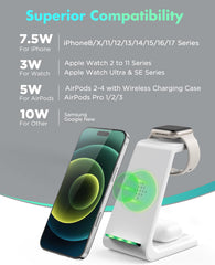 LABJOB close-up of Apple Watch charging pad highlighting magnetic alignment and safety