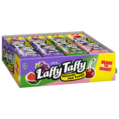 Laffy Taffy caja frontal mostrando 24 barritas lista para compartir