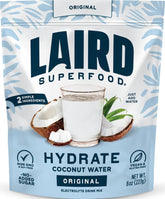 Laird Superfood empaque frontal mostrando el producto y beneficios