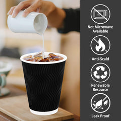 Lamosi vaso con café en mano, agarre antideslizante cómodo
