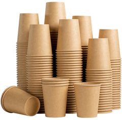 Lamosi vaso kraft frontal mostrando diseño robusto y natural
