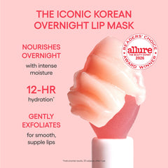 LANEIGE Lip Glowy Balm Vanilla enfoque en tono y aroma dulce reconfortante