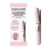 L'ANGE HAIR Le Duo front view showing blush finish and compact design for versatile styling