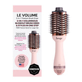 L'ANGE HAIR vista frontal del cepillo secador mostrando diseño estilizado y potencia
