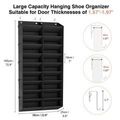 LANTEFUL organizador en uso en armario, mantiene zapatos ordenados