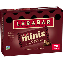 LÄRABAR frente del empaque mostrando mini barritas y beneficios portátiles