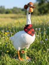 LarpGears front view of 23-inch porch goose showing realistic detail and curb appeal