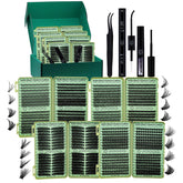 LASHSUN empaque frontal del kit mostrando cajas y accesorios, solución completa