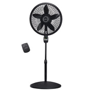 lasko vista frontal del ventilador mostrando diseño y potencia