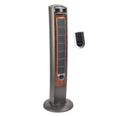 Lasko tower fan front view showing slim profile and steady airflow benefits