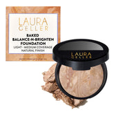 LAURA GELLER front packaging showing compact and shade name for easy identification
