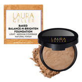 LAURA GELLER front packaging showing compact and branding for easy recognition