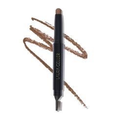 LAURA GELLER NEW YORK paquete frontal mostrando la barra y el tono medium brown