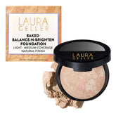 LAURA GELLER front packaging showing porcelain compact and label benefit